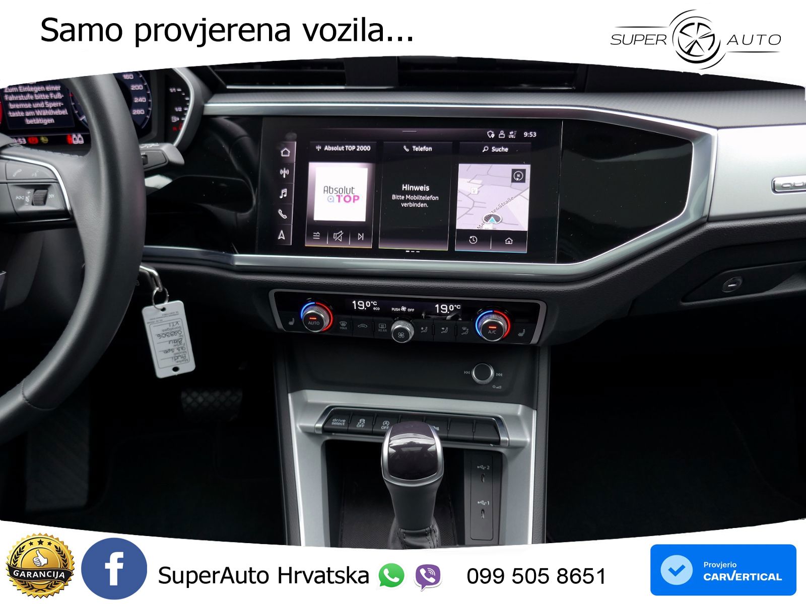 Audi Q3 II Sportback 40 TFSI (190 KS) quattro S tronic S line LED+GR SJED+ACC