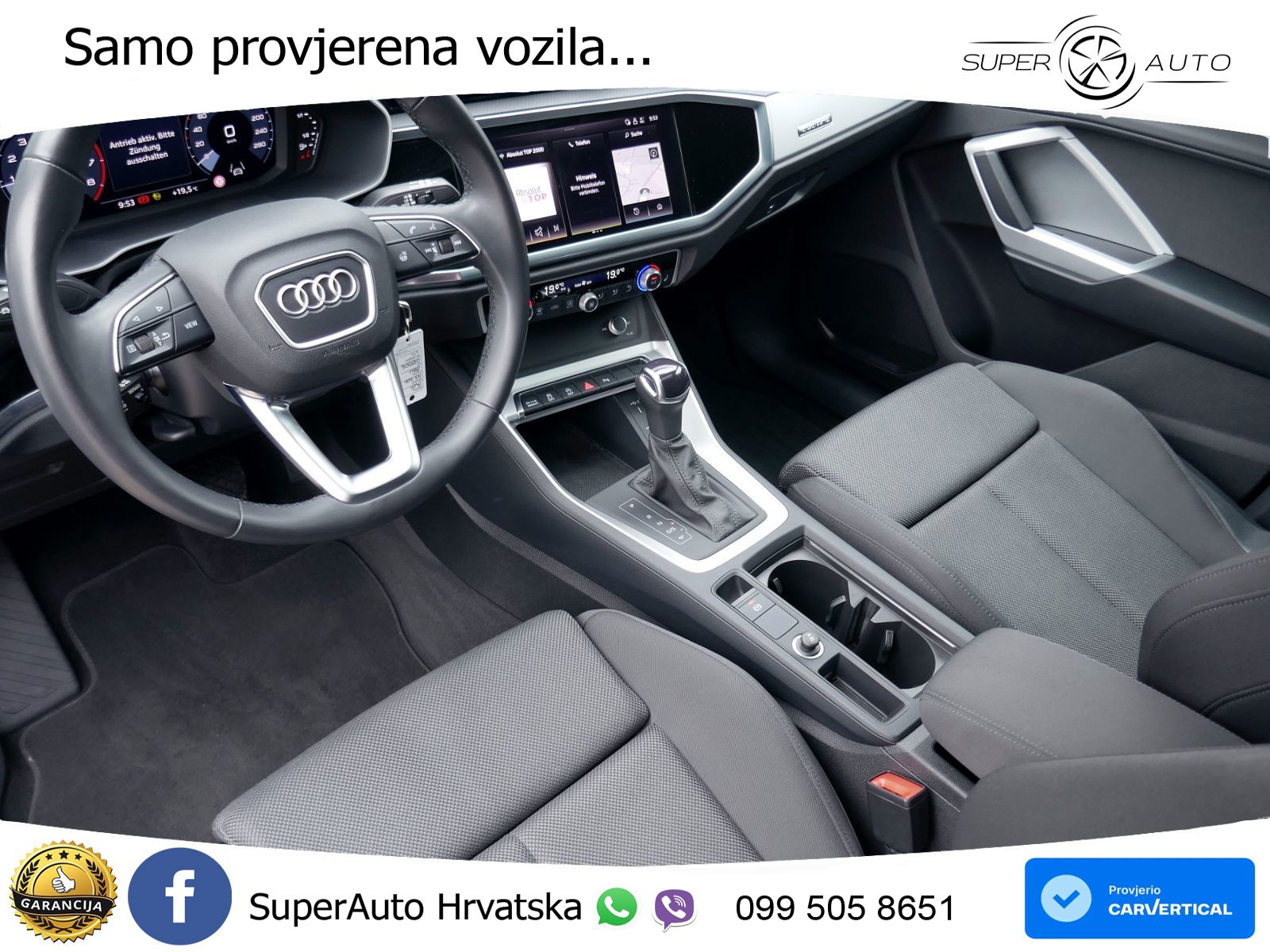 Audi Q3 II Sportback 40 TFSI (190 KS) quattro S tronic S line LED+GR SJED+ACC