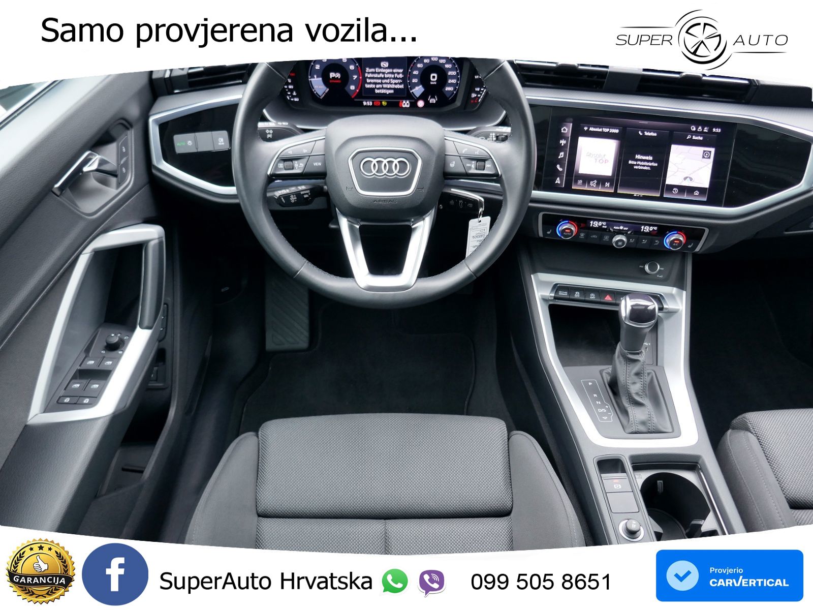 Audi Q3 II Sportback 40 TFSI (190 KS) quattro S tronic S line LED+GR SJED+ACC