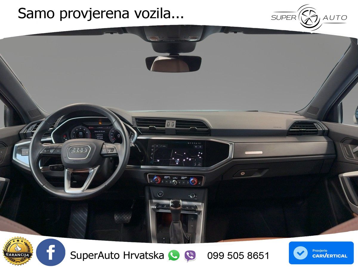 Audi Q3 II Sportback 45 TFSI (245 KS) quattro S tronic S line LED+GR SJED+ACC