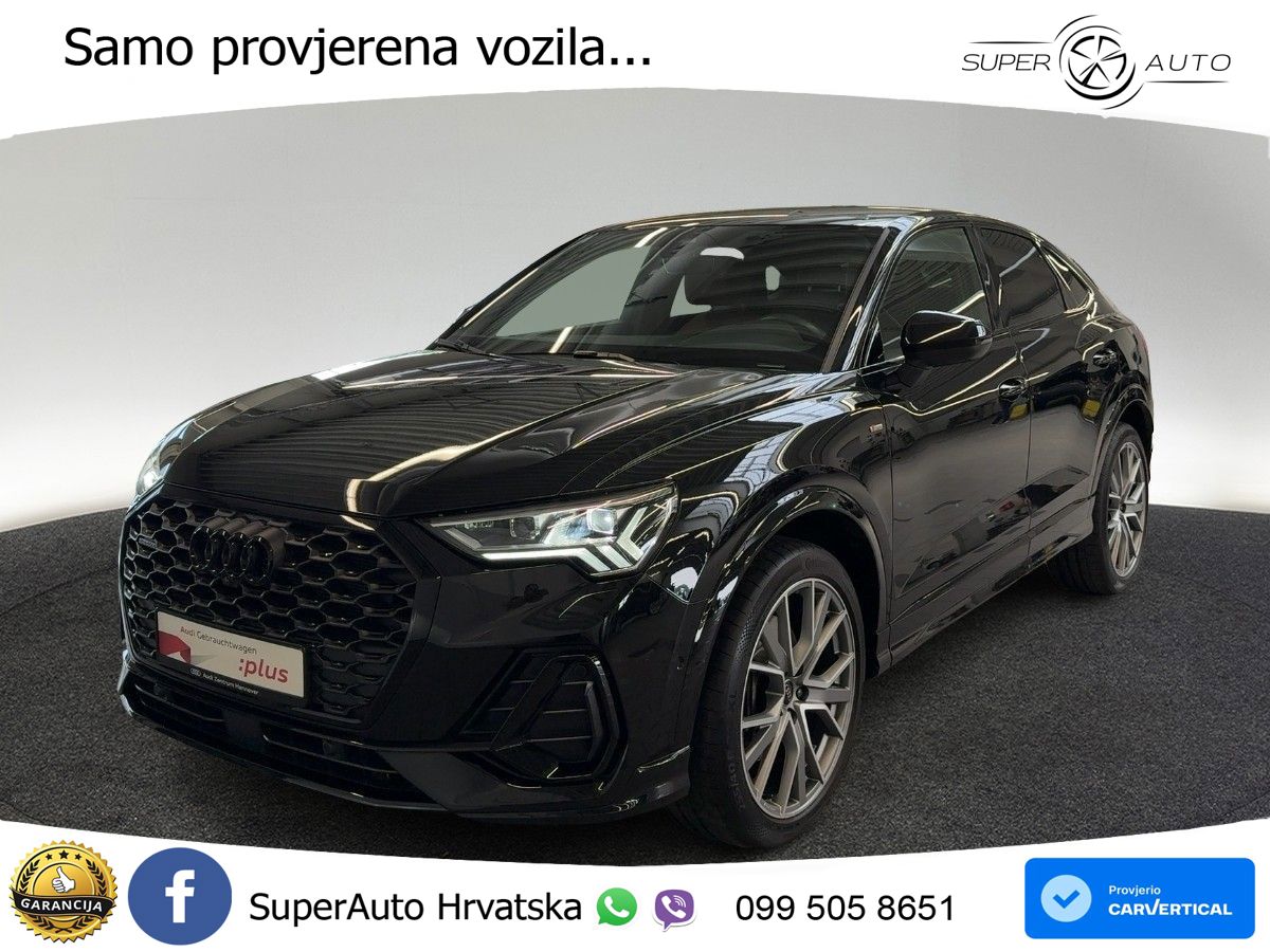 Audi Q3 II Sportback 45 TFSI (245 KS) quattro S tronic S line LED+GR SJED+ACC