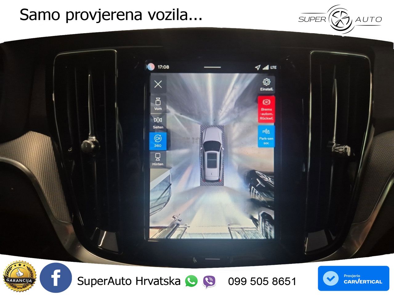 Volvo V60 2.0 B4 Benzin DCT ACC+HEAD+4xGR SJED+360+PANO