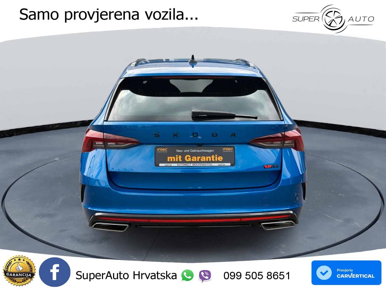 Škoda Octavia Combi RS 2.0 TDI (200 KS) DSG LED+GR SJED+ACC