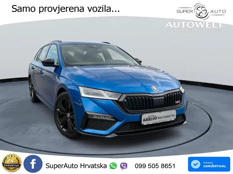 Škoda Octavia Combi RS 2.0 TDI (200 KS) DSG LED+GR SJED+ACC