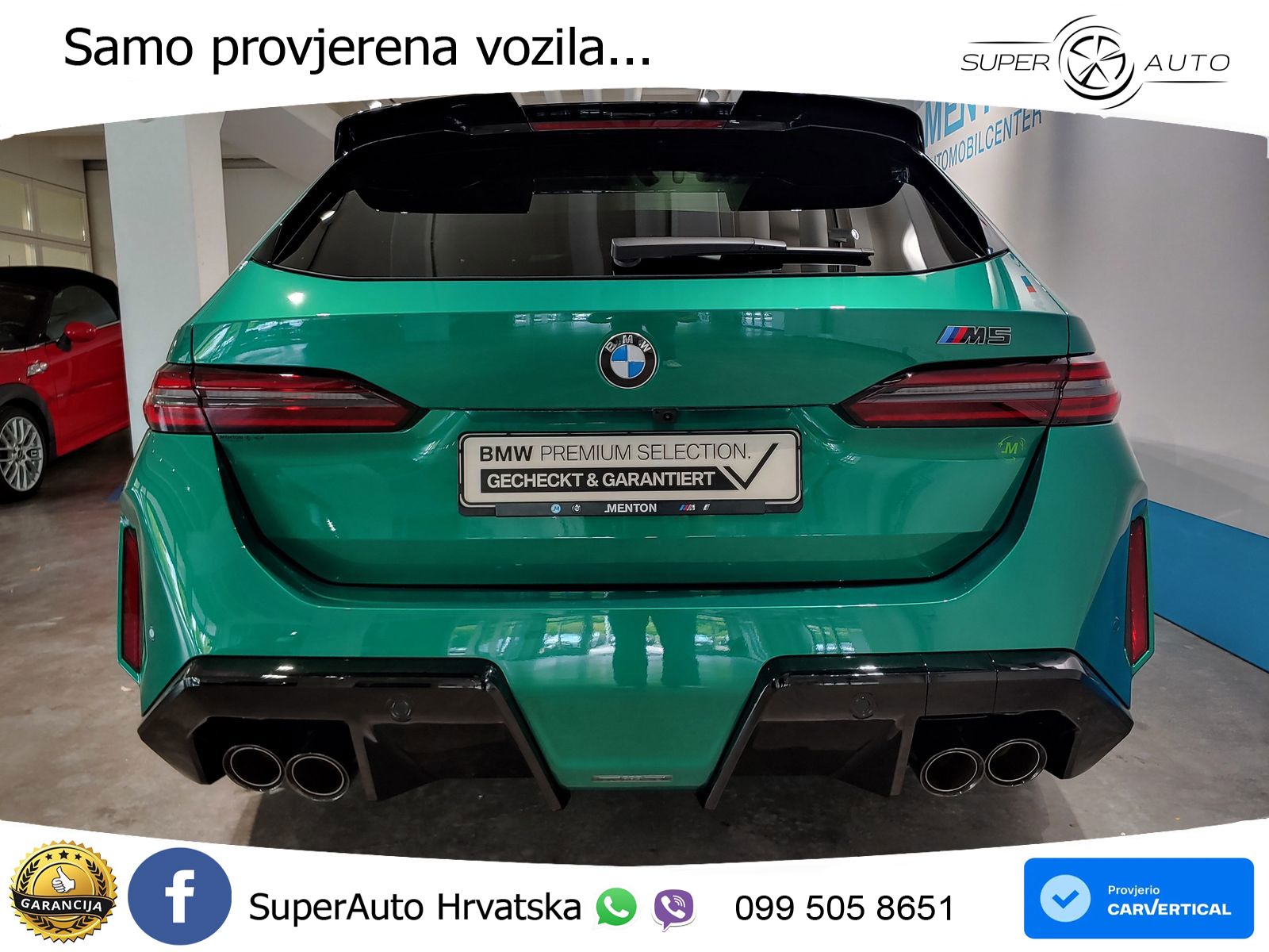 BMW M5 Touring 4.4 V8 (727 KS) xDrive Steptronic ACC+GR SJED+360+PANO