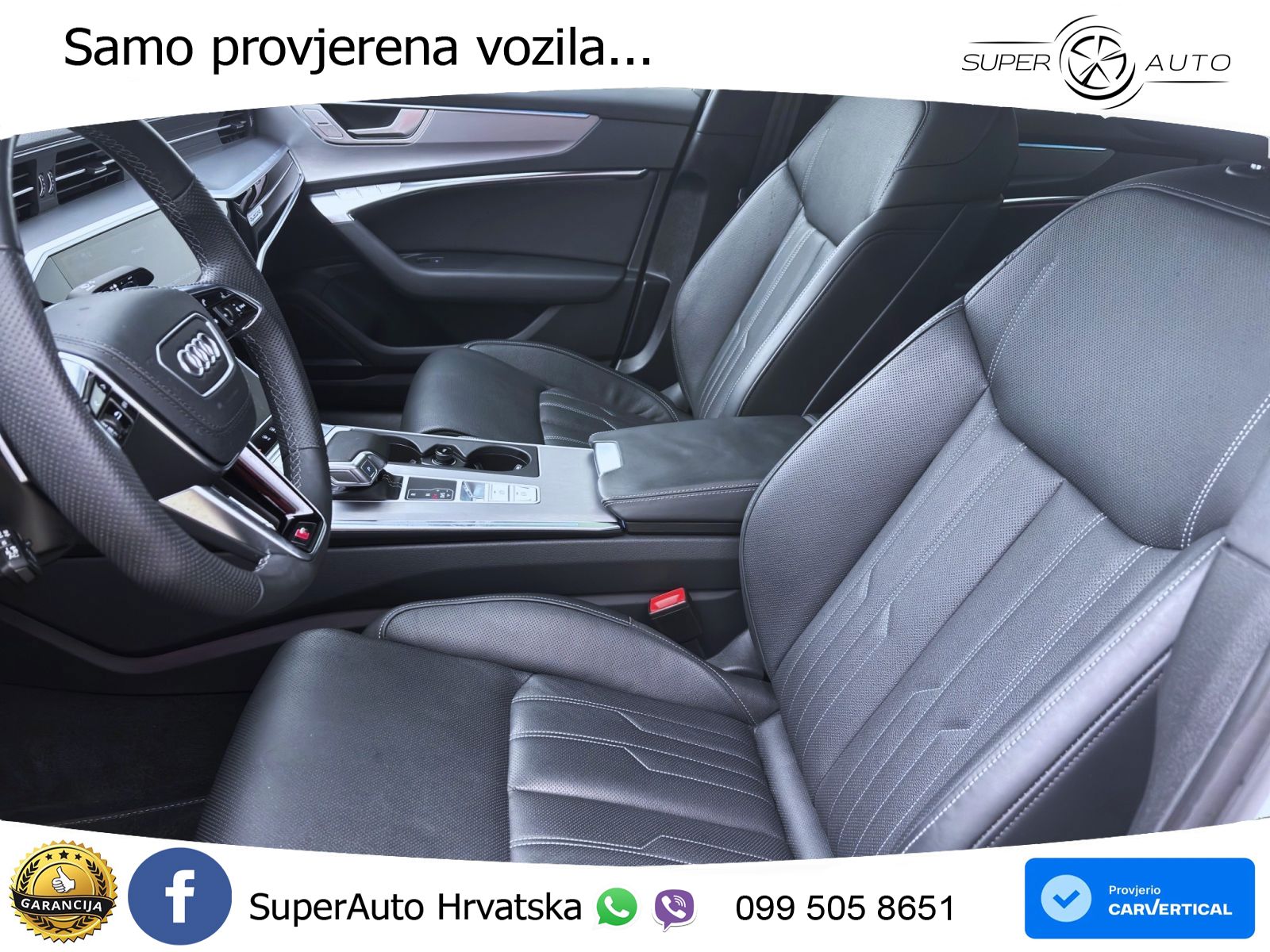 Audi A6 50 TDI V6 (286 KS) quattro tiptronic S line ZRAČNI+ACC+GR SJED+KAM+PANO