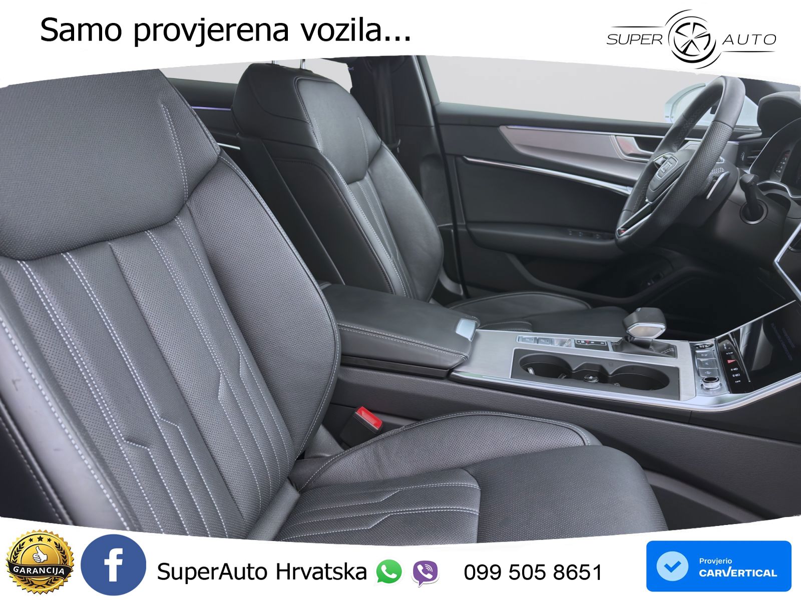 Audi A6 50 TDI V6 (286 KS) quattro tiptronic S line ZRAČNI+ACC+GR SJED+KAM+PANO