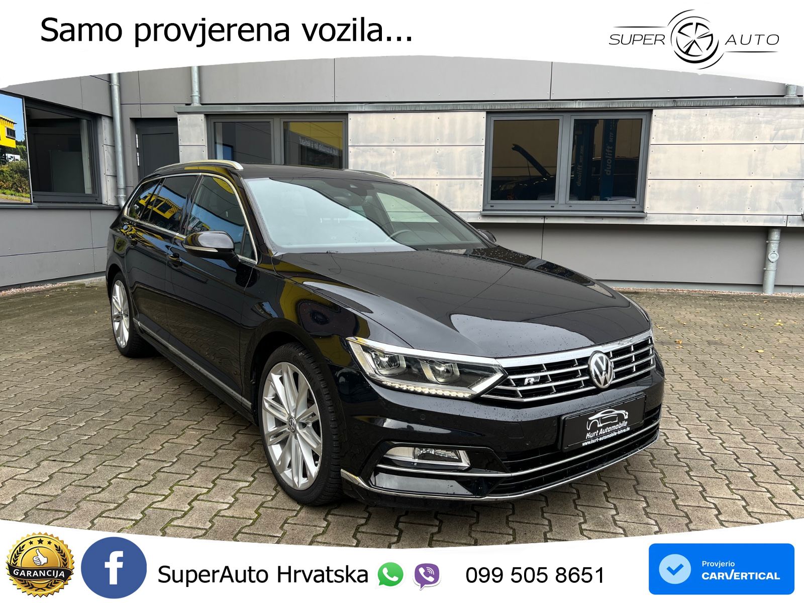 Volkswagen Passat Variant 2.0 TDI (190 KS) DSG R-Line LED+GR SJED+ACC