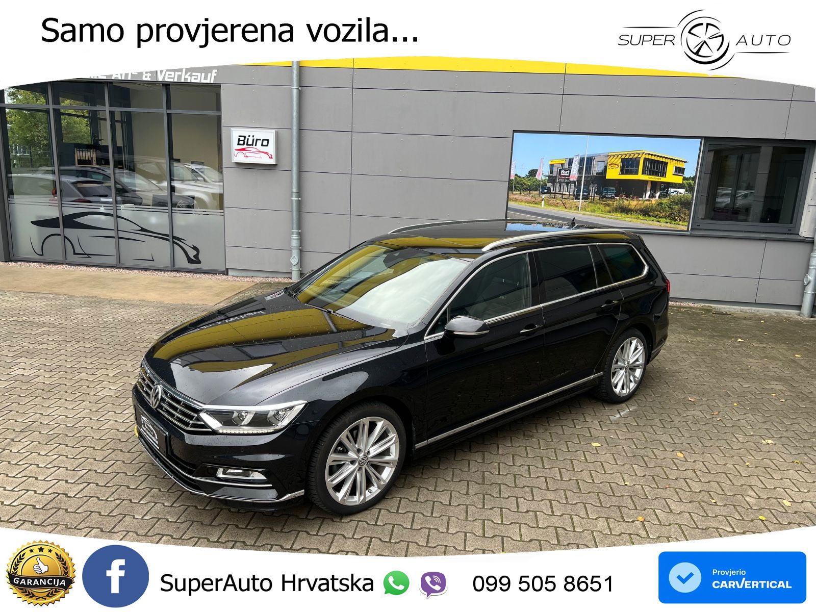 Volkswagen Passat Variant 2.0 TDI (190 KS) DSG R-Line LED+GR SJED+ACC