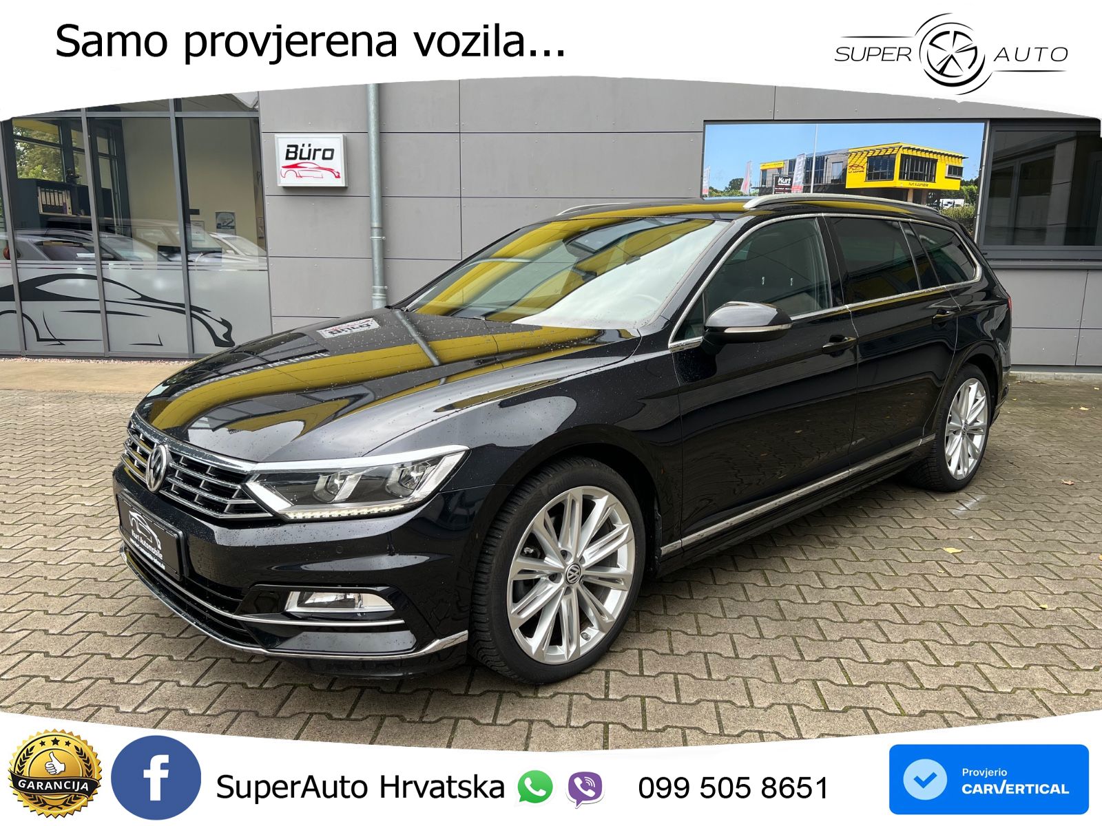 Volkswagen Passat Variant 2.0 TDI (190 KS) DSG R-Line LED+GR SJED+ACC