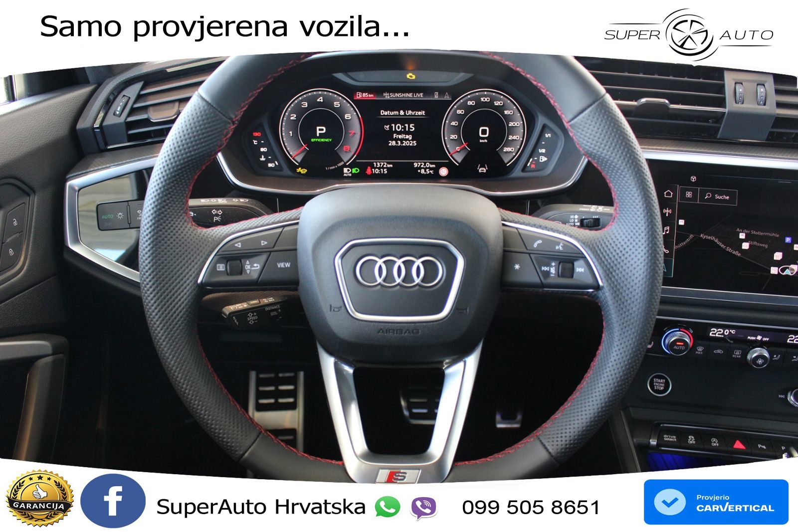 Audi Q3 40 TFSI (190 KS) quattro S tronic S line MATRIX+GR SJED+KAM