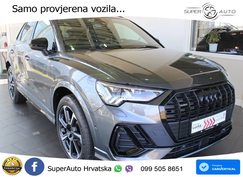 Audi Q3 40 TFSI (190 KS) quattro S tronic S line MATRIX+GR SJED+KAM