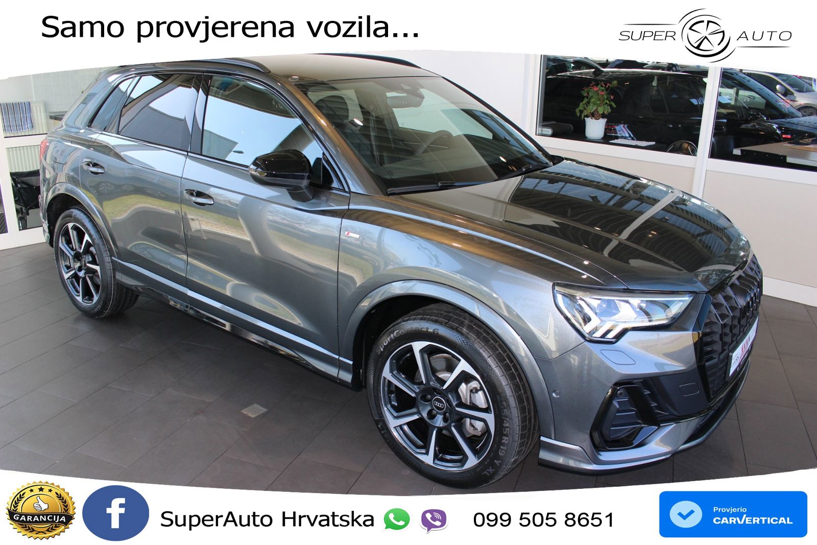 Audi Q3 40 TFSI (190 KS) quattro S tronic S line MATRIX+GR SJED+KAM