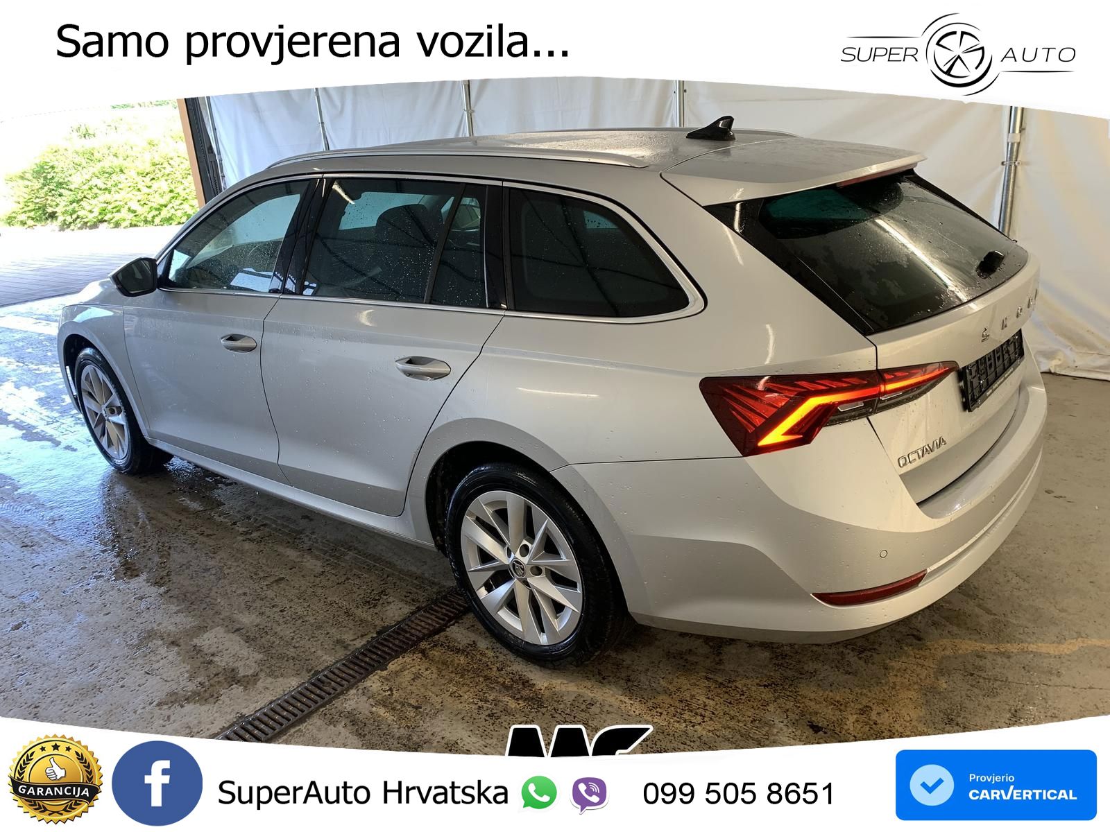 Škoda Octavia Combi 2.0 TDI (150 KS) DSG LED+GR SJED+ACC