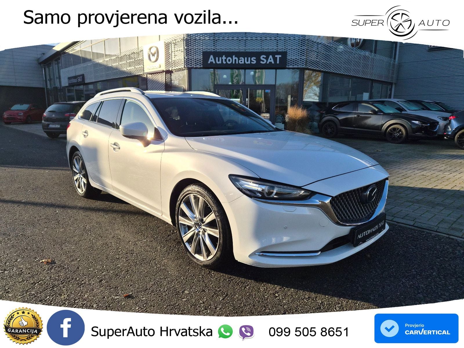 Mazda 6 Sport Combi 2.5 SKYACTIV-G (194 KS) SKYACTIV-Drive LED+GR SJED+ACC