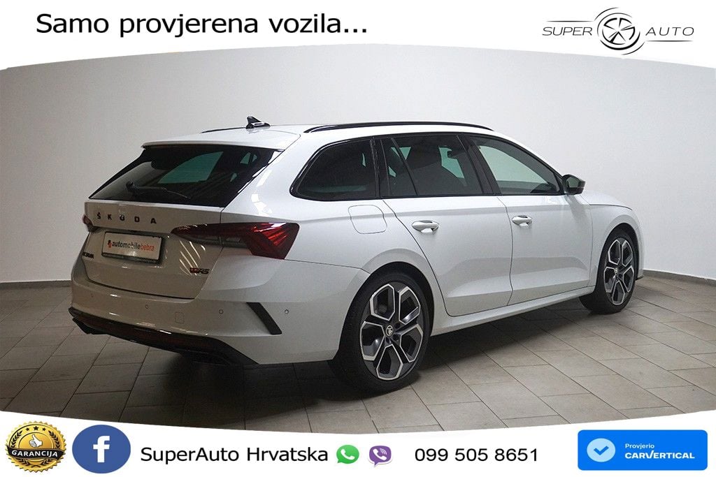 Škoda Octavia Combi RS 2.0 TDI (200 KS) 4x4 DSG LED+GR SJED+ACC