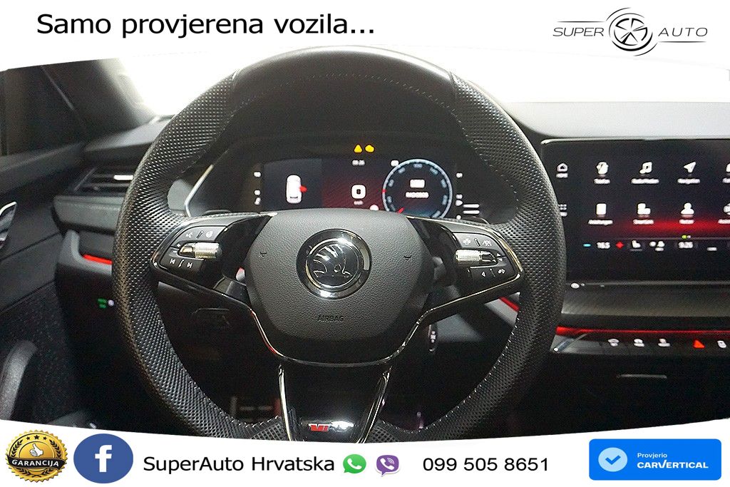 Škoda Octavia Combi RS 2.0 TDI (200 KS) 4x4 DSG LED+GR SJED+ACC