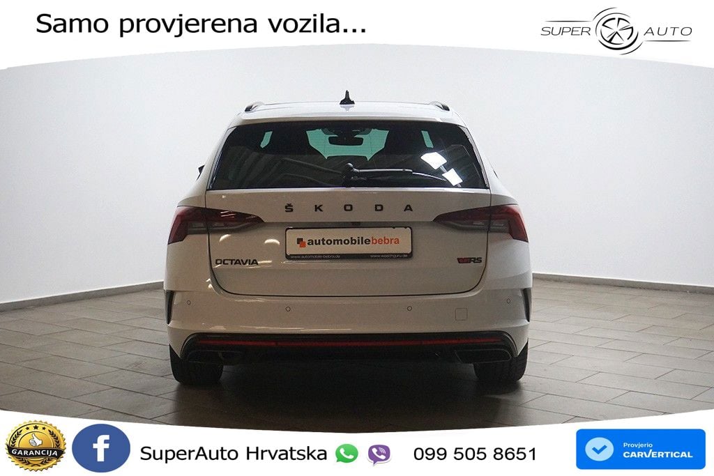 Škoda Octavia Combi RS 2.0 TDI (200 KS) 4x4 DSG LED+GR SJED+ACC