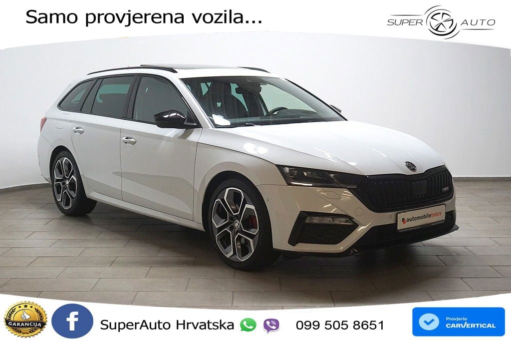 Škoda Octavia Combi RS 2.0 TDI (200 KS) 4x4 DSG LED+GR SJED+ACC
