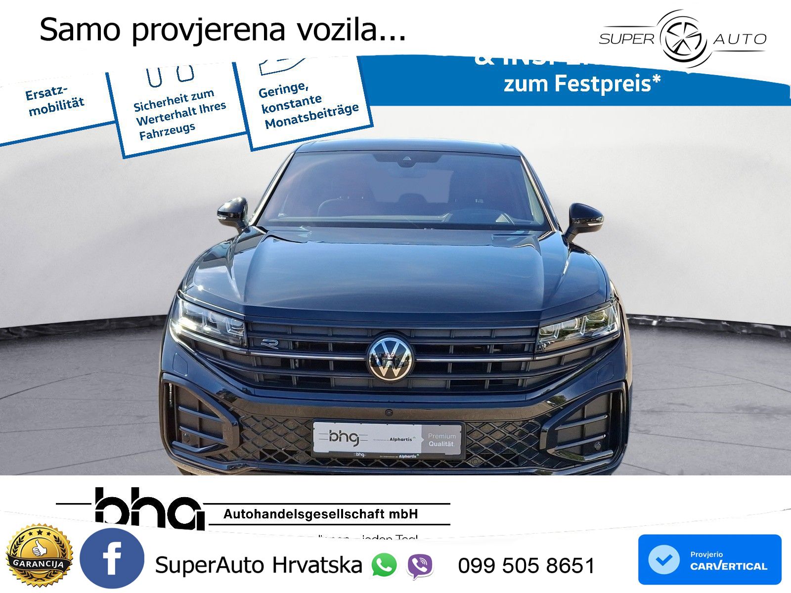Volkswagen Touareg 3.0 V6 TDI (286 KS) 4MOTION Tiptronic ZRAČNI+ACC+4xGR SJED+KAM