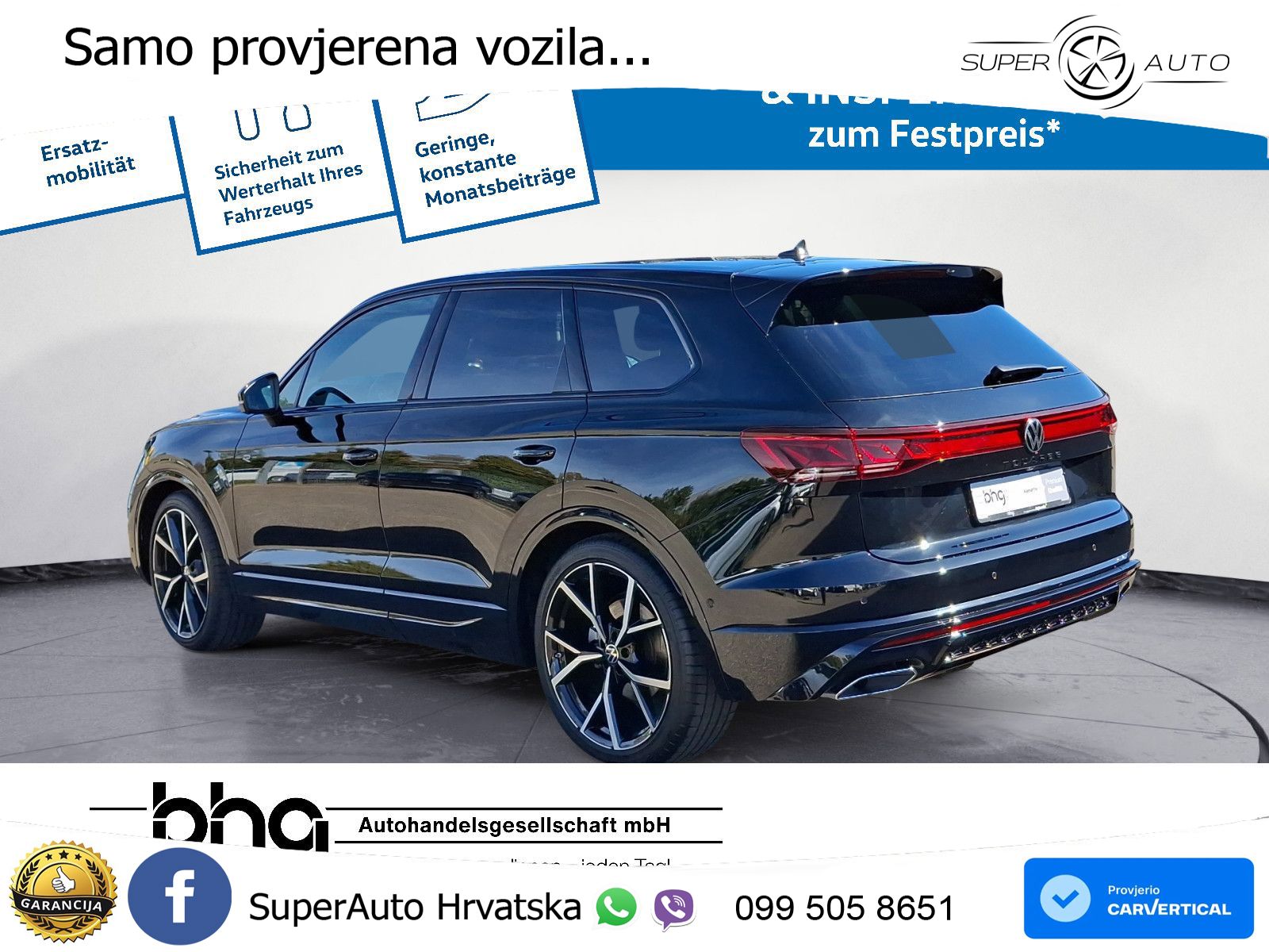 Volkswagen Touareg 3.0 V6 TDI (286 KS) 4MOTION Tiptronic ZRAČNI+ACC+4xGR SJED+KAM