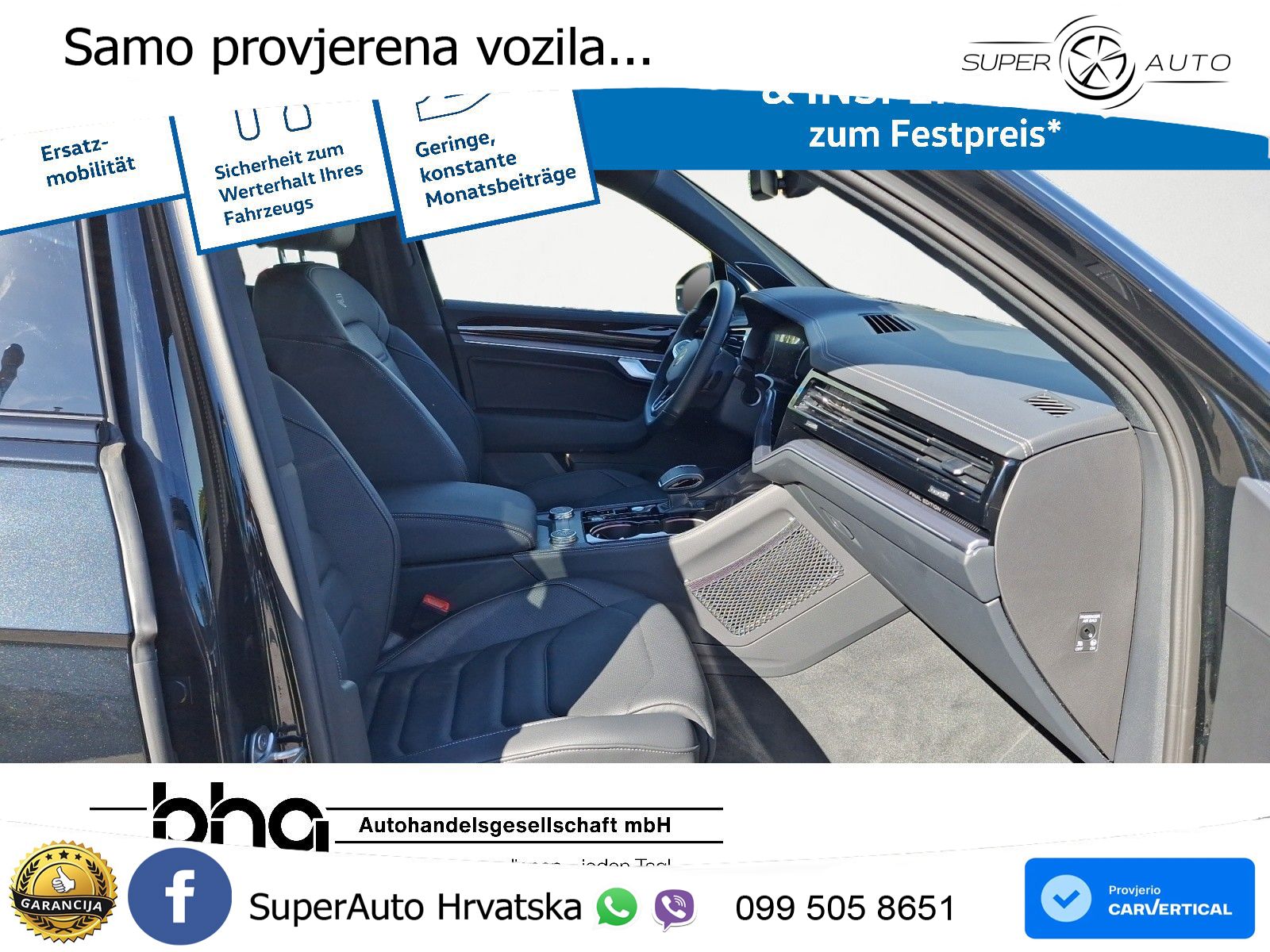 Volkswagen Touareg 3.0 V6 TDI (286 KS) 4MOTION Tiptronic ZRAČNI+ACC+4xGR SJED+KAM