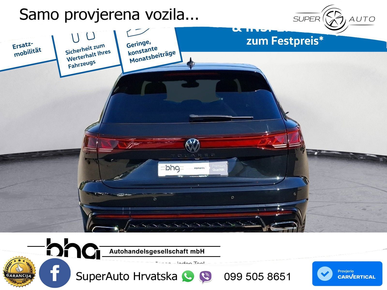 Volkswagen Touareg 3.0 V6 TDI (286 KS) 4MOTION Tiptronic ZRAČNI+ACC+4xGR SJED+KAM