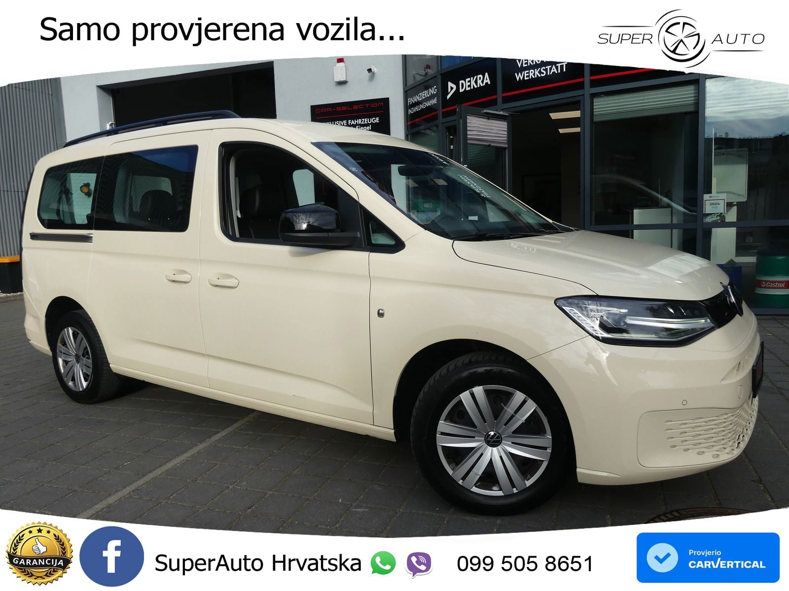 Volkswagen Caddy Maxi Kombi 2.0 TDI 7-SITZER TAXIPAKET/LED 102 KS