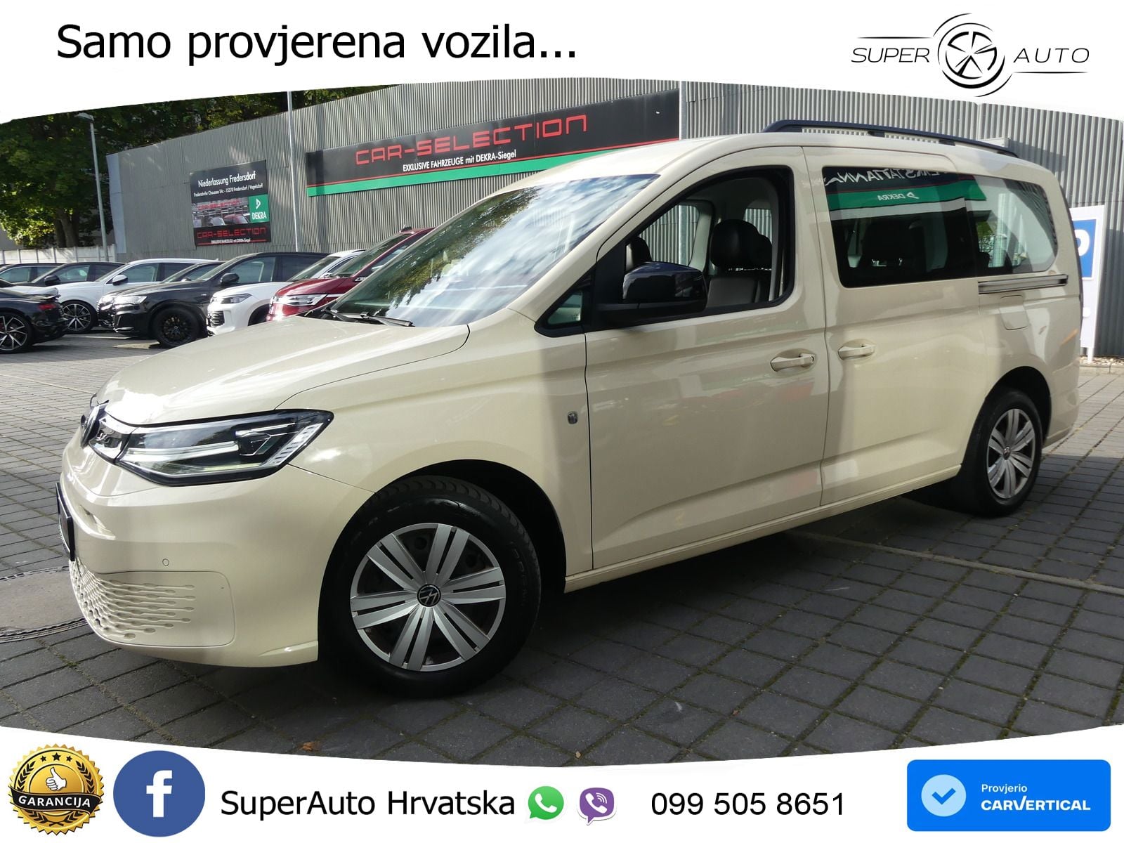 Volkswagen Caddy Maxi Kombi 2.0 TDI 7-SITZER TAXIPAKET/LED 102 KS