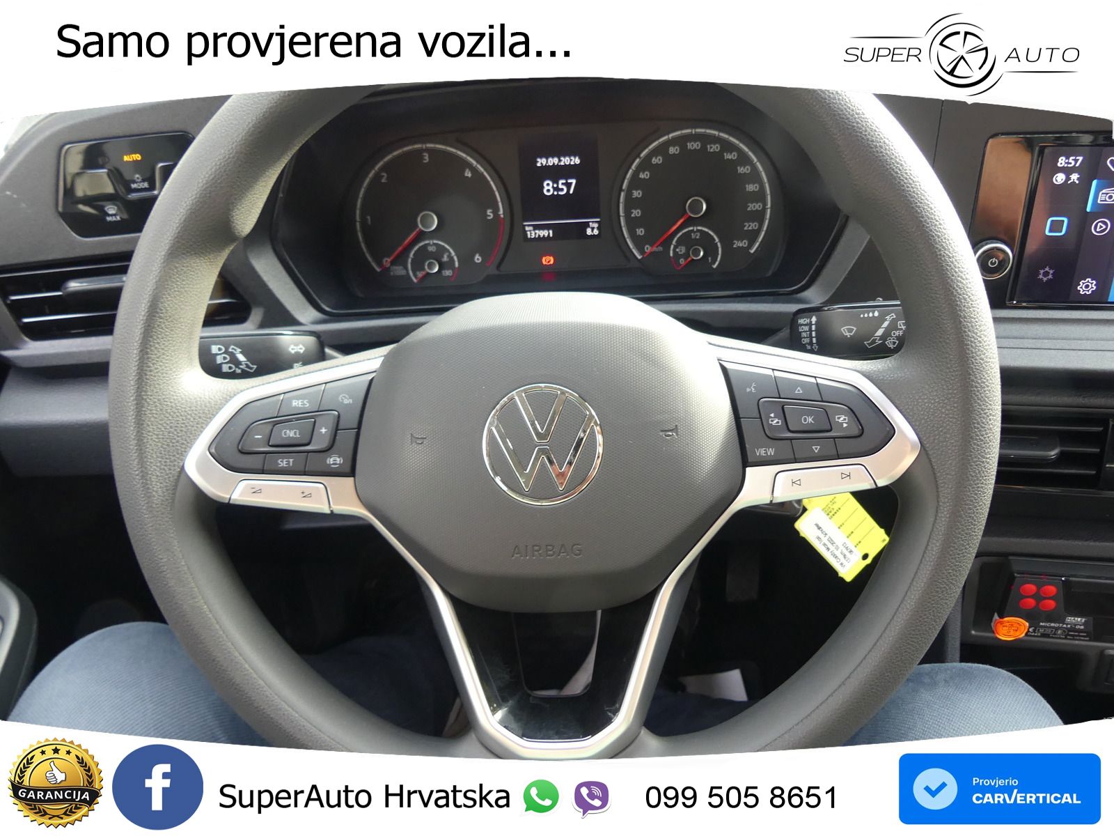 Volkswagen Caddy Maxi Kombi 2.0 TDI 7-SITZER TAXIPAKET/LED 102 KS