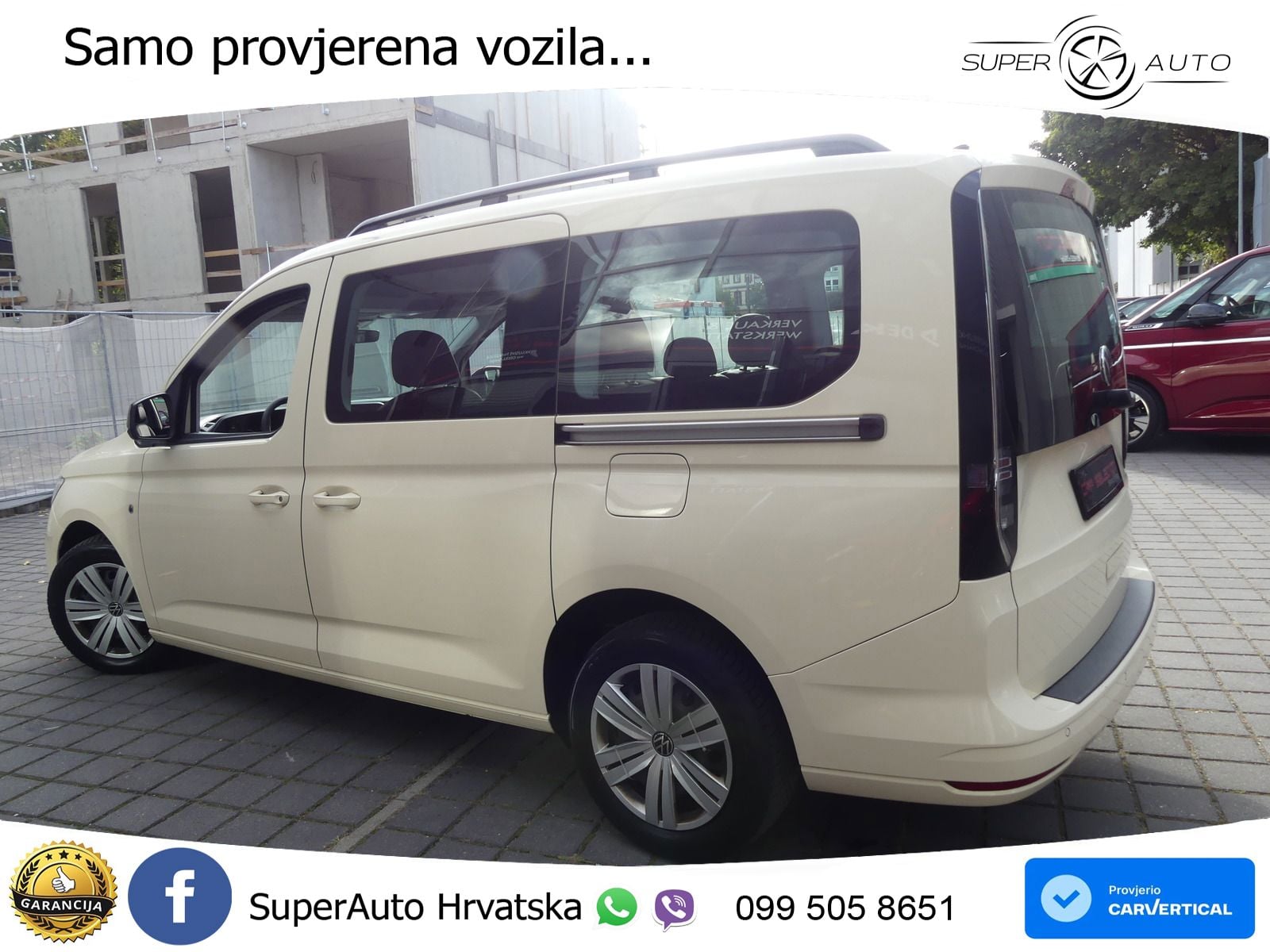Volkswagen Caddy Maxi Kombi 2.0 TDI 7-SITZER TAXIPAKET/LED 102 KS