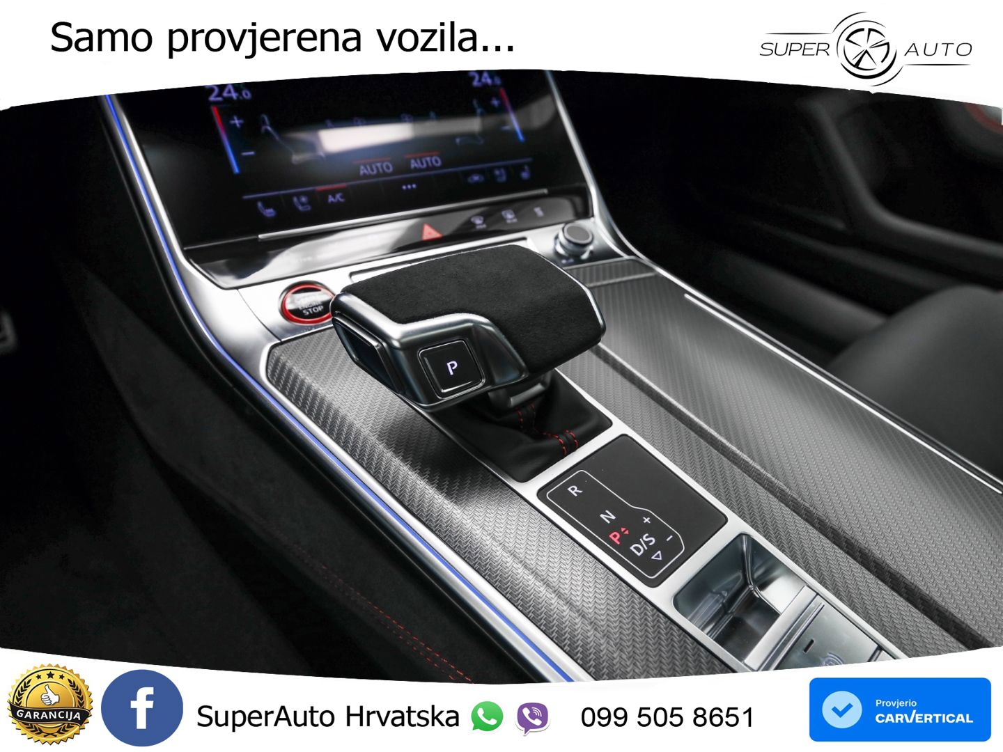 Audi RS6 Avant 4.0 TFSI V8 performance (630 KS)  quattro tiptronic Kuka ZRAČNI+ACC+GR SJED+KAM+PANO