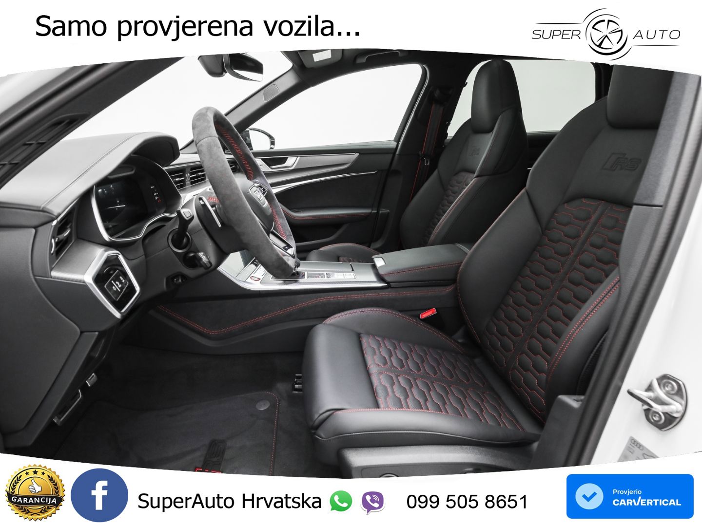 Audi RS6 Avant 4.0 TFSI V8 performance (630 KS)  quattro tiptronic Kuka ZRAČNI+ACC+GR SJED+KAM+PANO