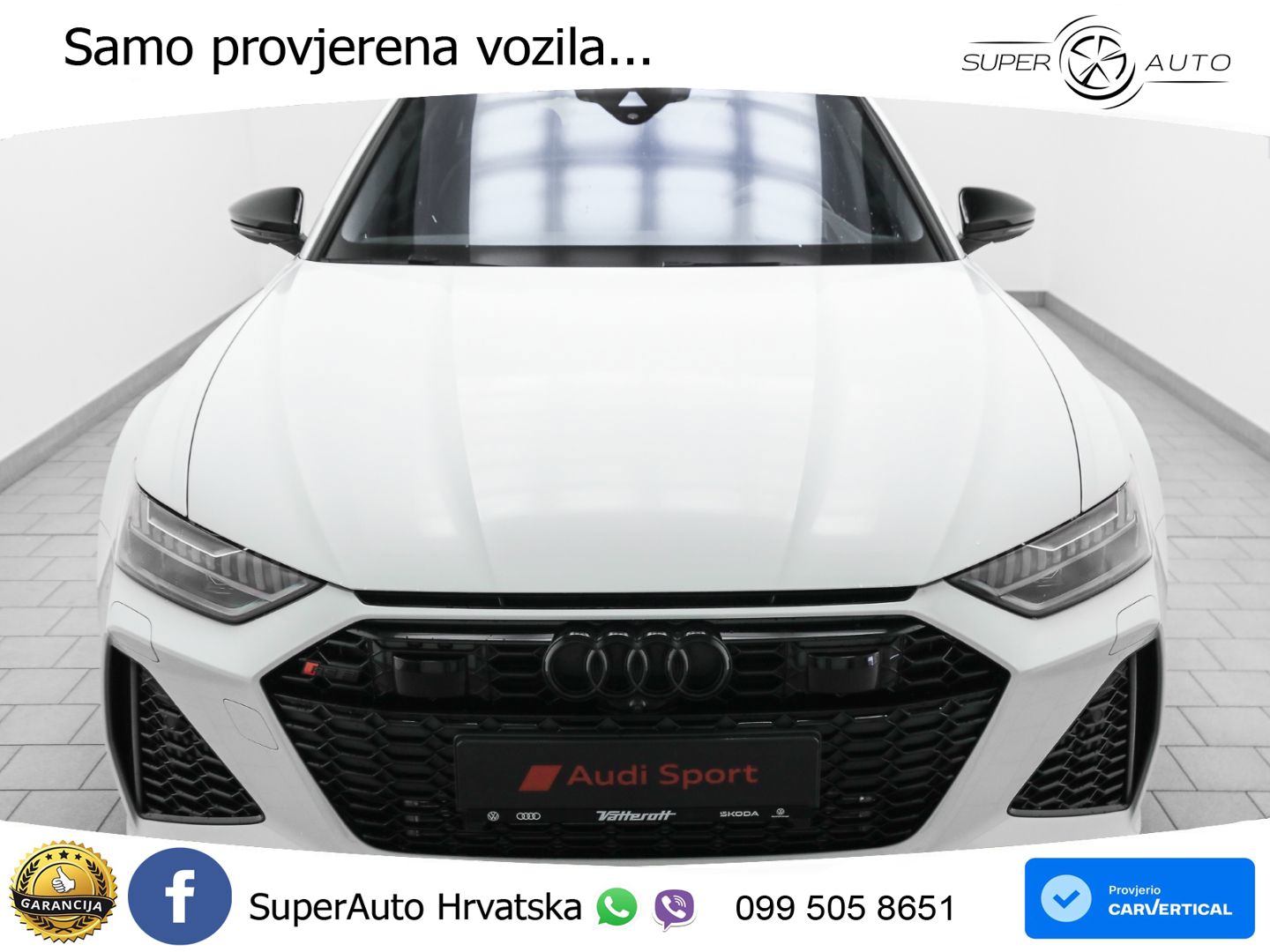 Audi RS6 Avant 4.0 TFSI V8 performance (630 KS)  quattro tiptronic Kuka ZRAČNI+ACC+GR SJED+KAM+PANO