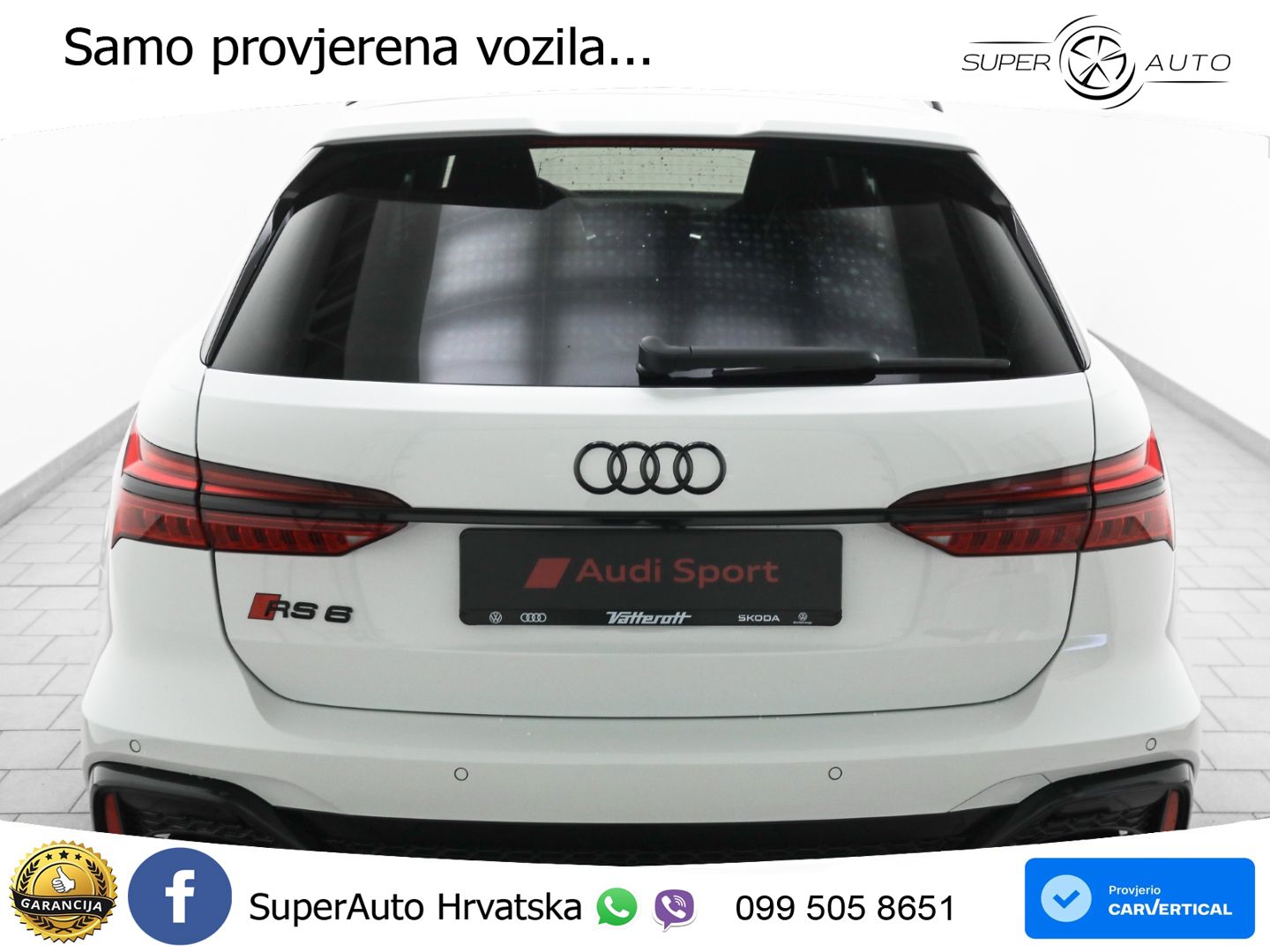 Audi RS6 Avant 4.0 TFSI V8 performance (630 KS)  quattro tiptronic Kuka ZRAČNI+ACC+GR SJED+KAM+PANO