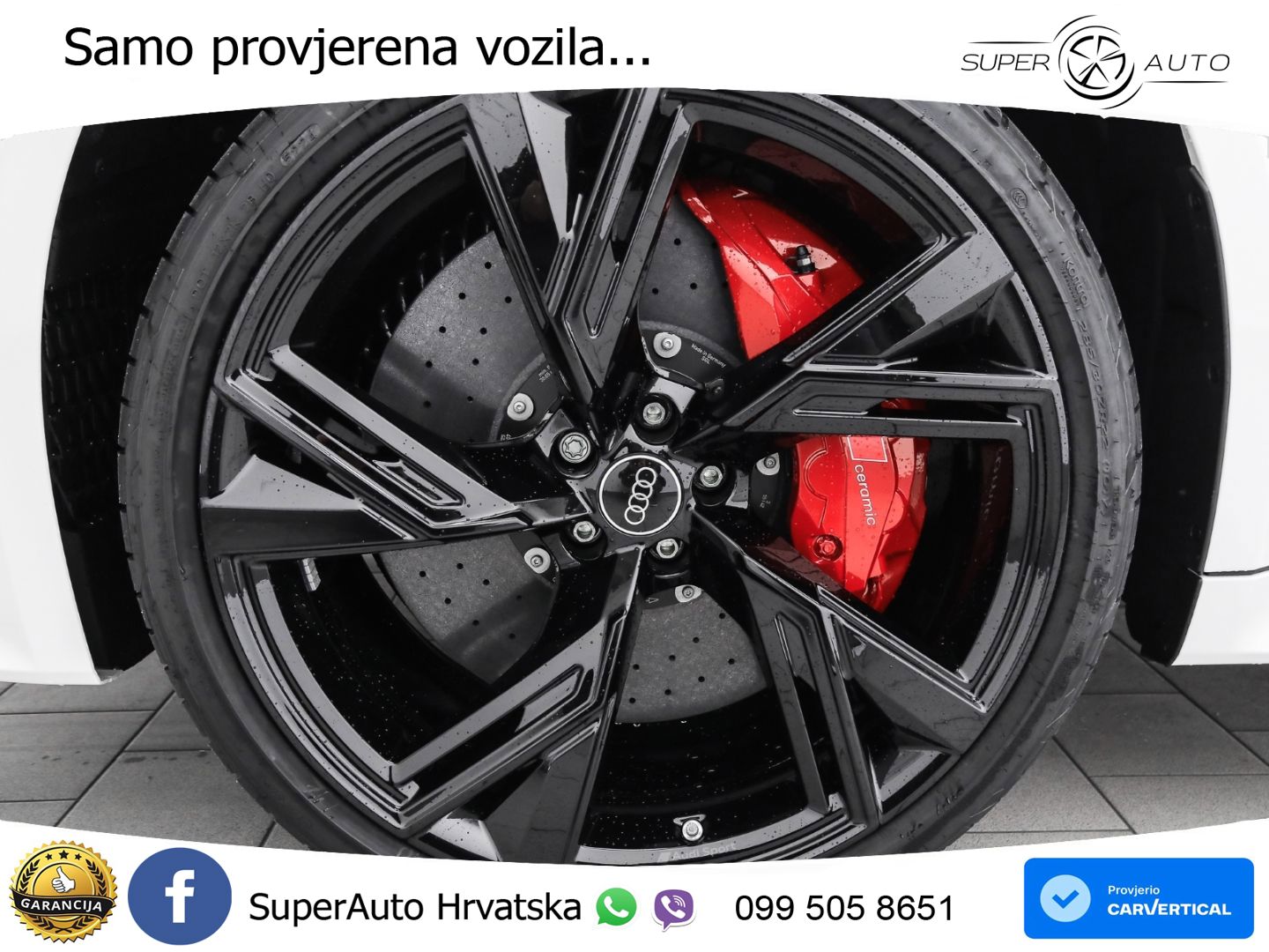 Audi RS6 Avant 4.0 TFSI V8 performance (630 KS)  quattro tiptronic Kuka ZRAČNI+ACC+GR SJED+KAM+PANO