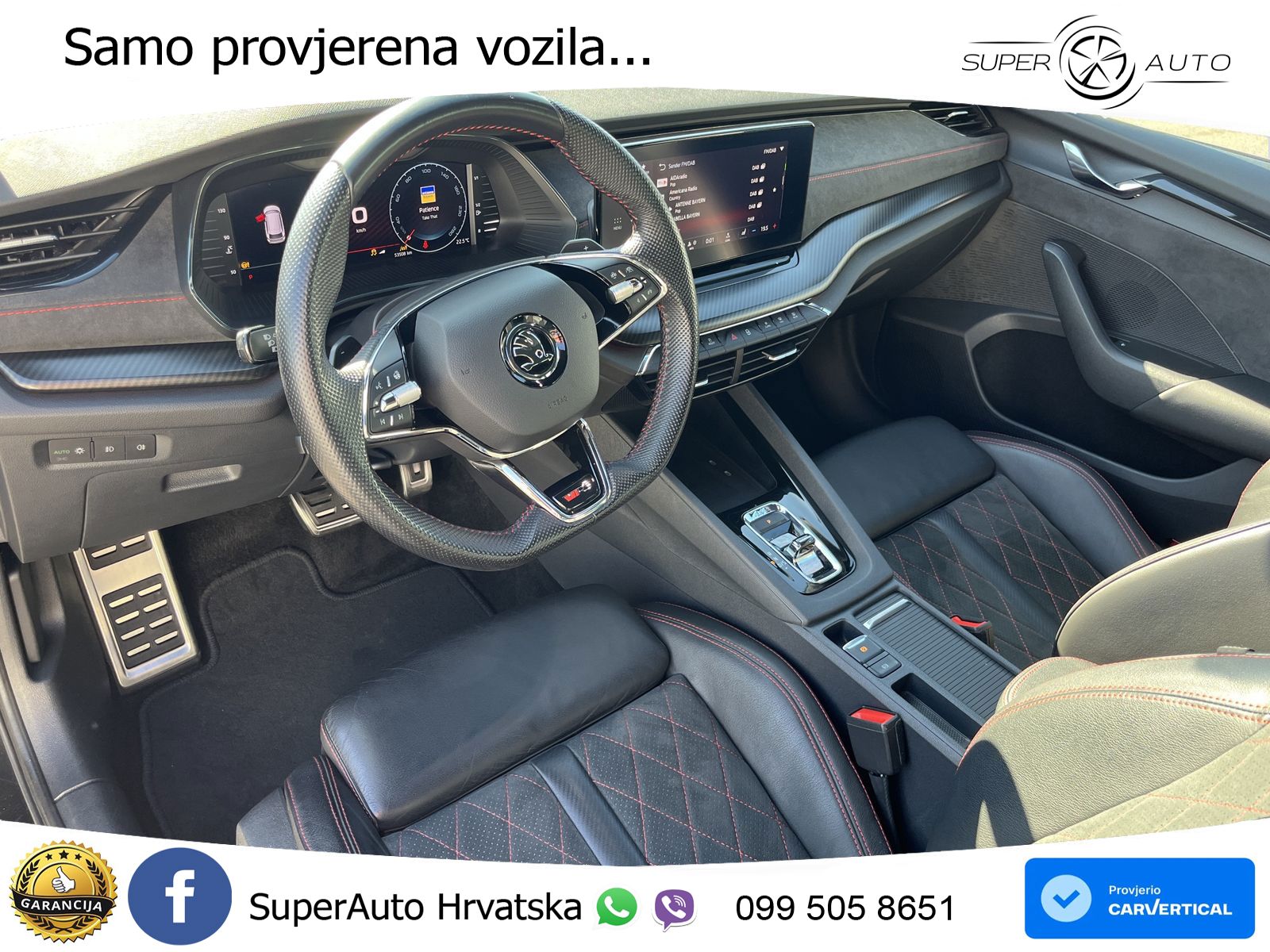 Škoda Octavia Combi RS 2.0 TDI (200 KS) 4x4 DSG LED+GR SJED+ACC