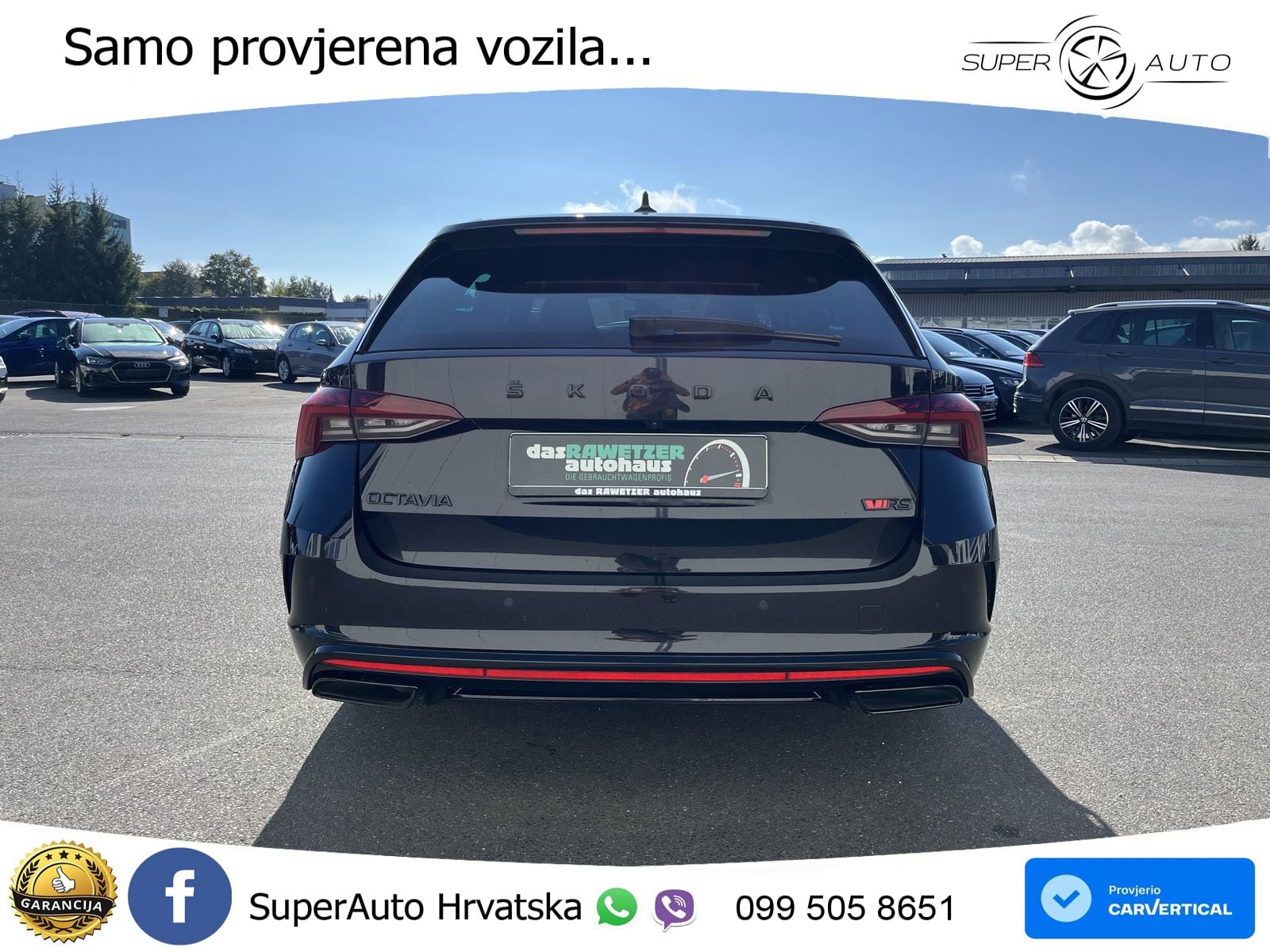 Škoda Octavia Combi RS 2.0 TDI (200 KS) 4x4 DSG LED+GR SJED+ACC