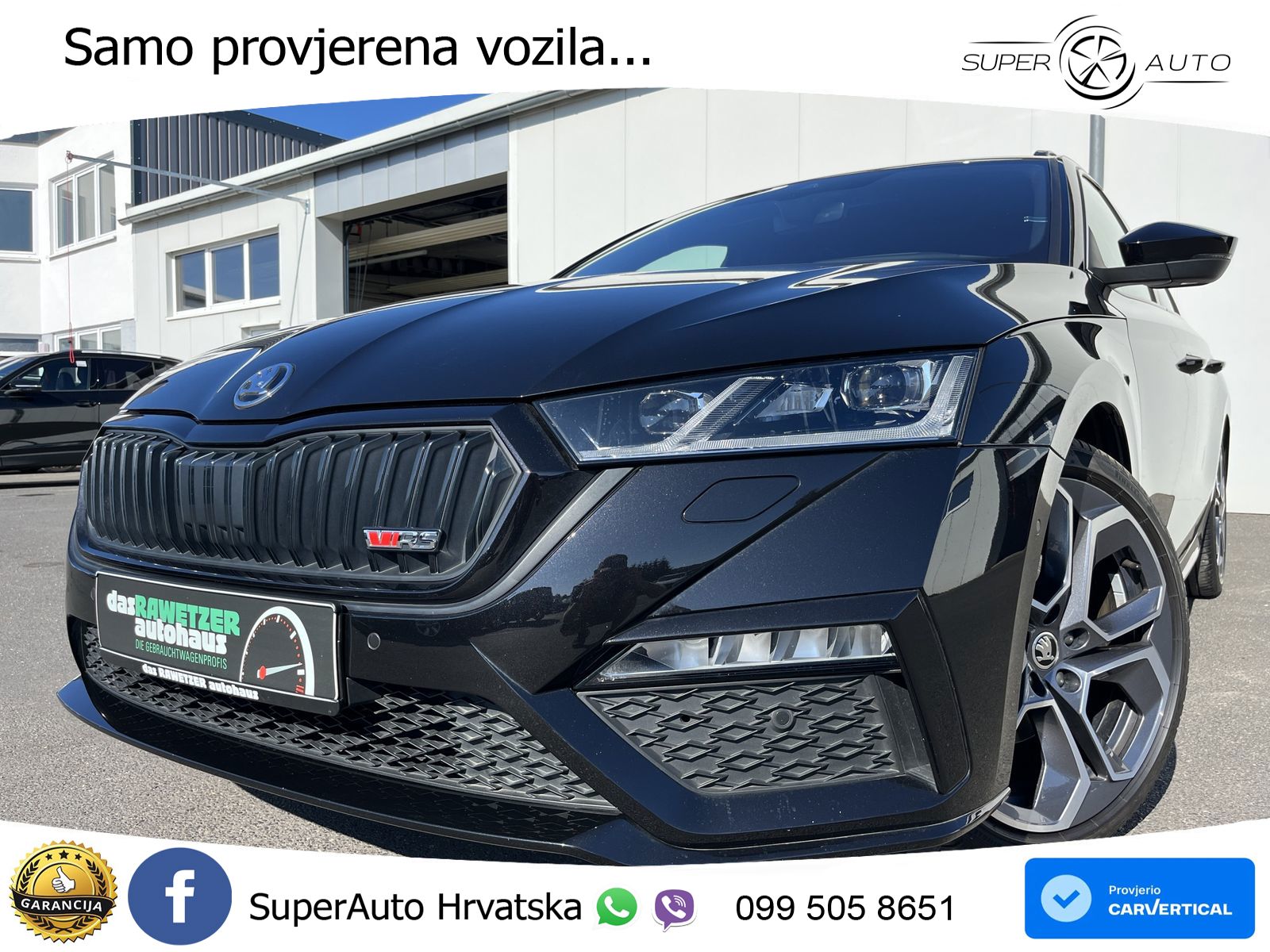 Škoda Octavia Combi RS 2.0 TDI (200 KS) 4x4 DSG LED+GR SJED+ACC