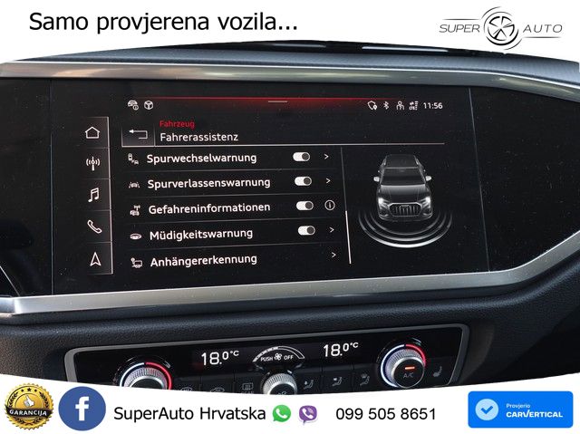 Audi Q3 1.5 TFSI (150 KS) S tronic advanced LED+GR SJED+ACC