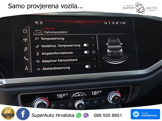 Audi Q3 1.5 TFSI (150 KS) S tronic advanced LED+GR SJED+ACC