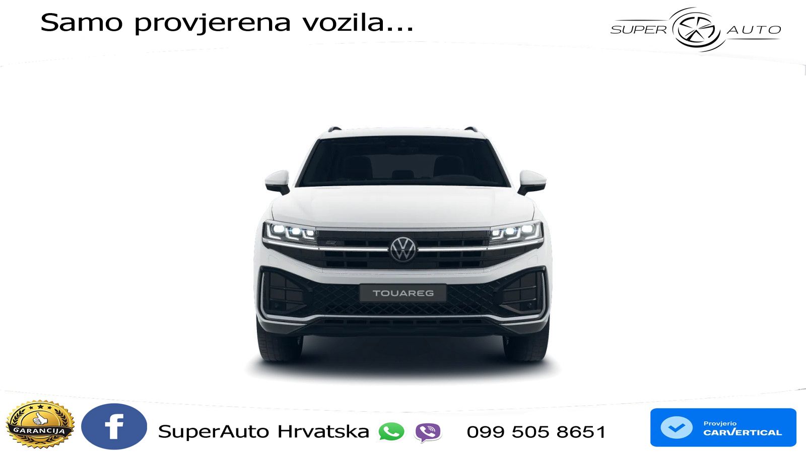 Volkswagen Touareg 3.0 V6 TDI (231 KS) 4MOTION Tiptronic R-Line ZRAČNI+ACC+4xGR SJED+KAM