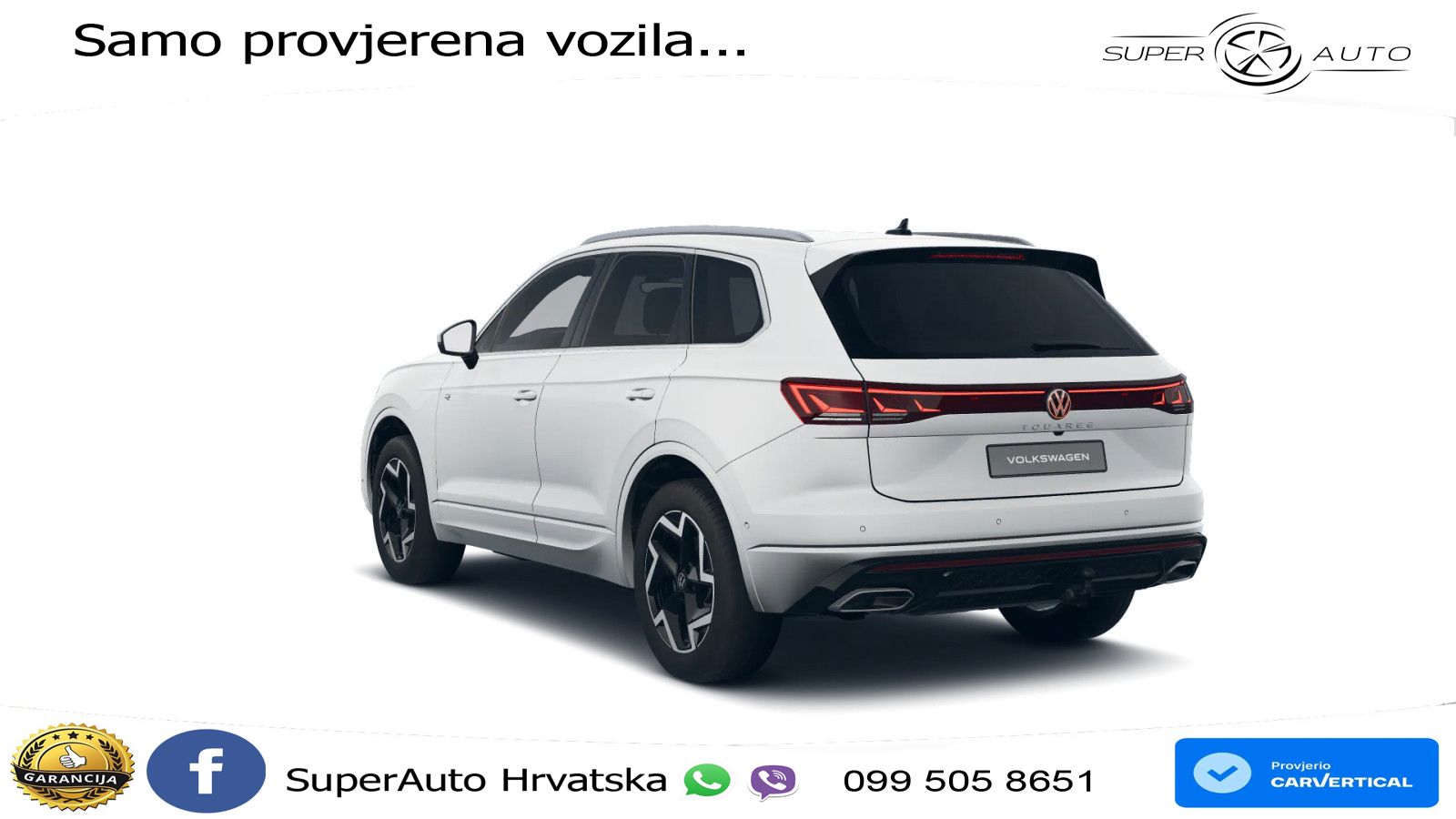 Volkswagen Touareg 3.0 V6 TDI (231 KS) 4MOTION Tiptronic R-Line ZRAČNI+ACC+4xGR SJED+KAM
