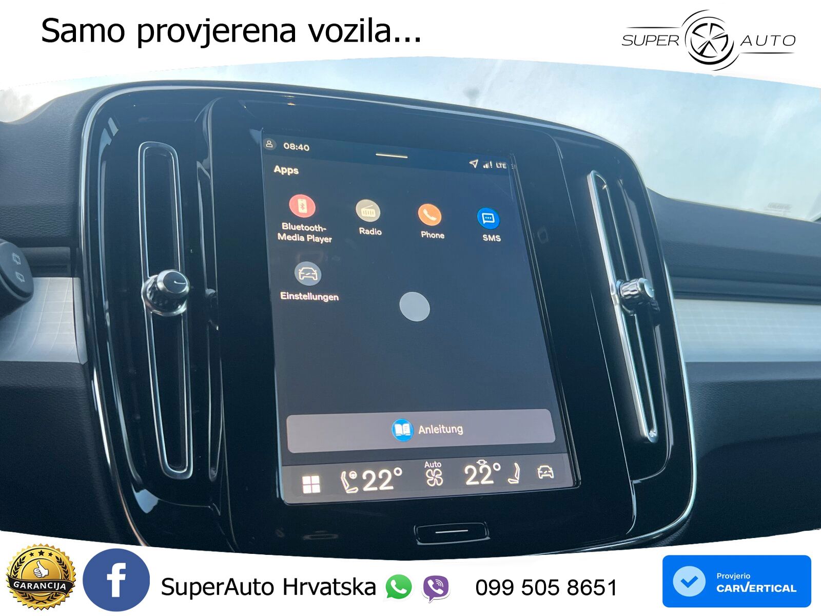 Volvo XC40 2.0 B3 163 KS Automatic LED+GR SJED+ACC