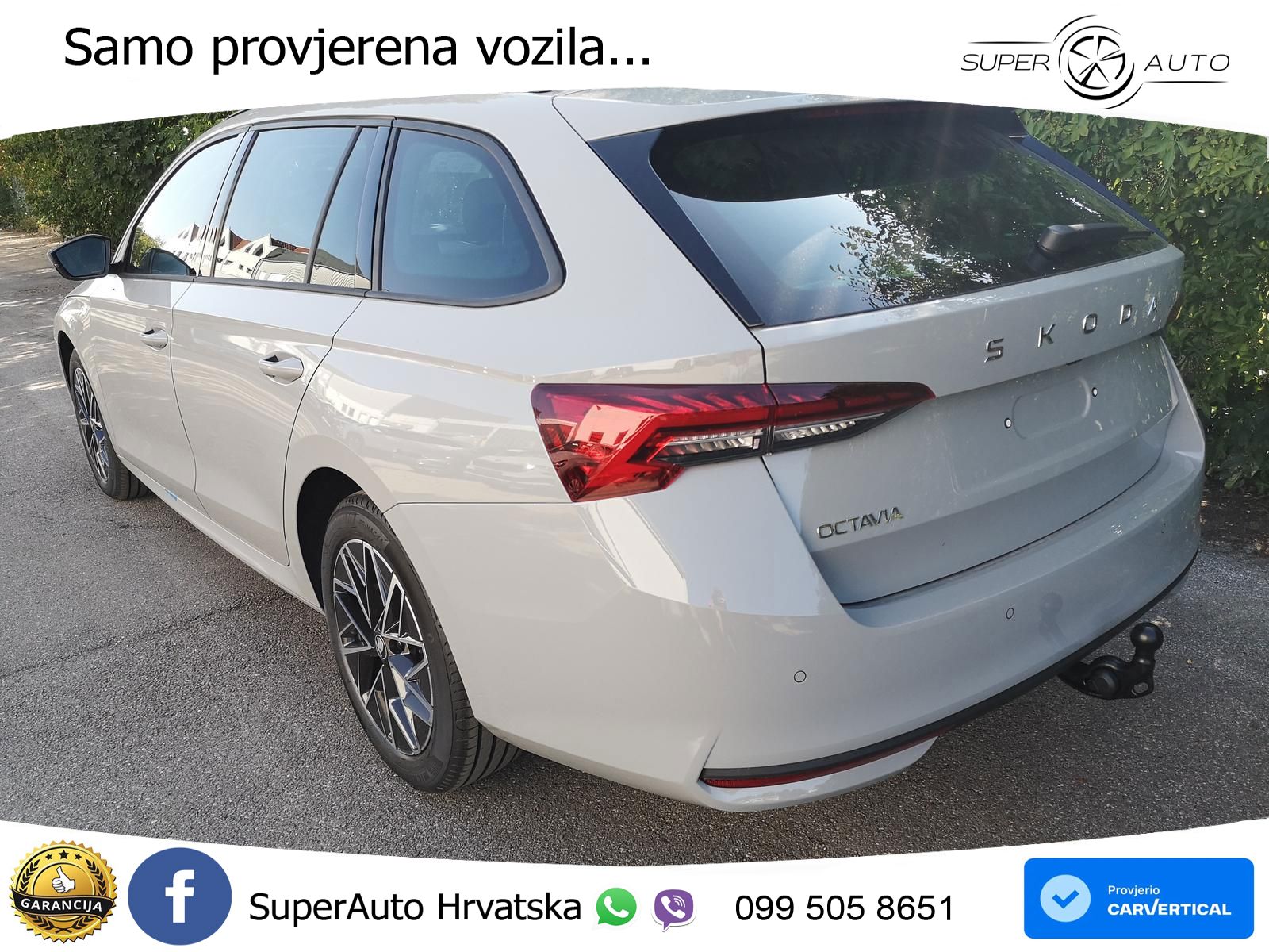 Škoda Octavia Combi 2.0 TDI (150 KS) DSG Selection LED+GR SJED+ACC