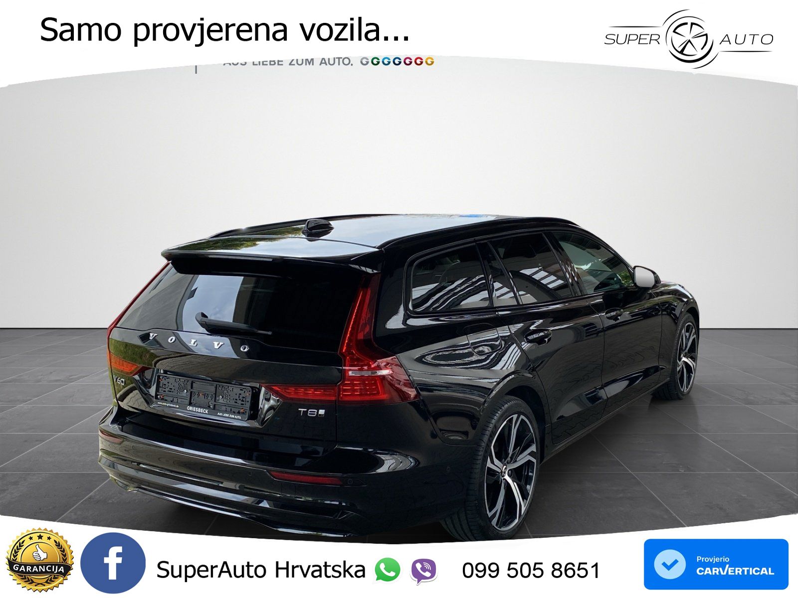 Volvo V60 2.0 T8 AWD Geartronic LED+GR SJED+ACC