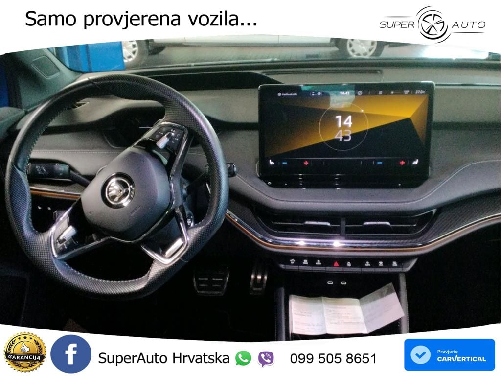 Škoda Enyaq iV 80 82 kWh (204 KS) SportLine LED+GR SJED+ACC