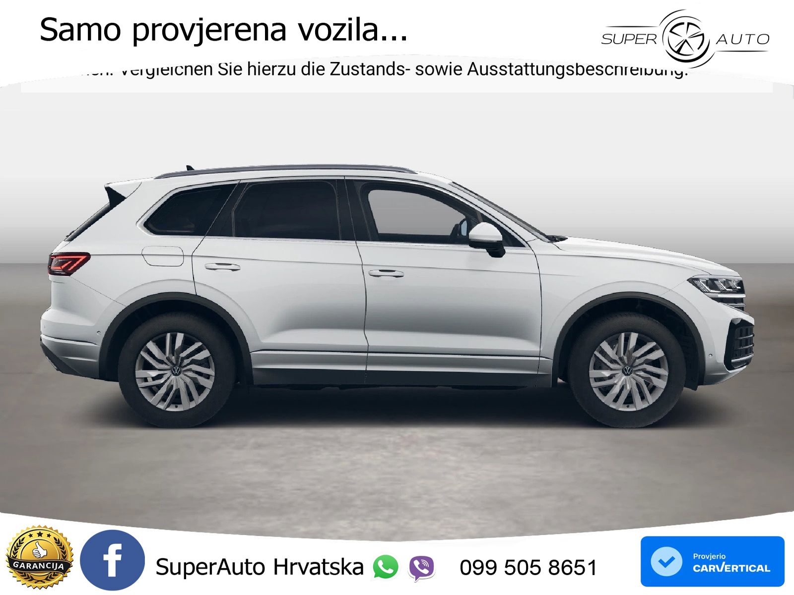 Volkswagen Touareg 3.0 V6 TDI (231 KS) 4MOTION Tiptronic ZRAČNI+ACC+GR SJED+KAM