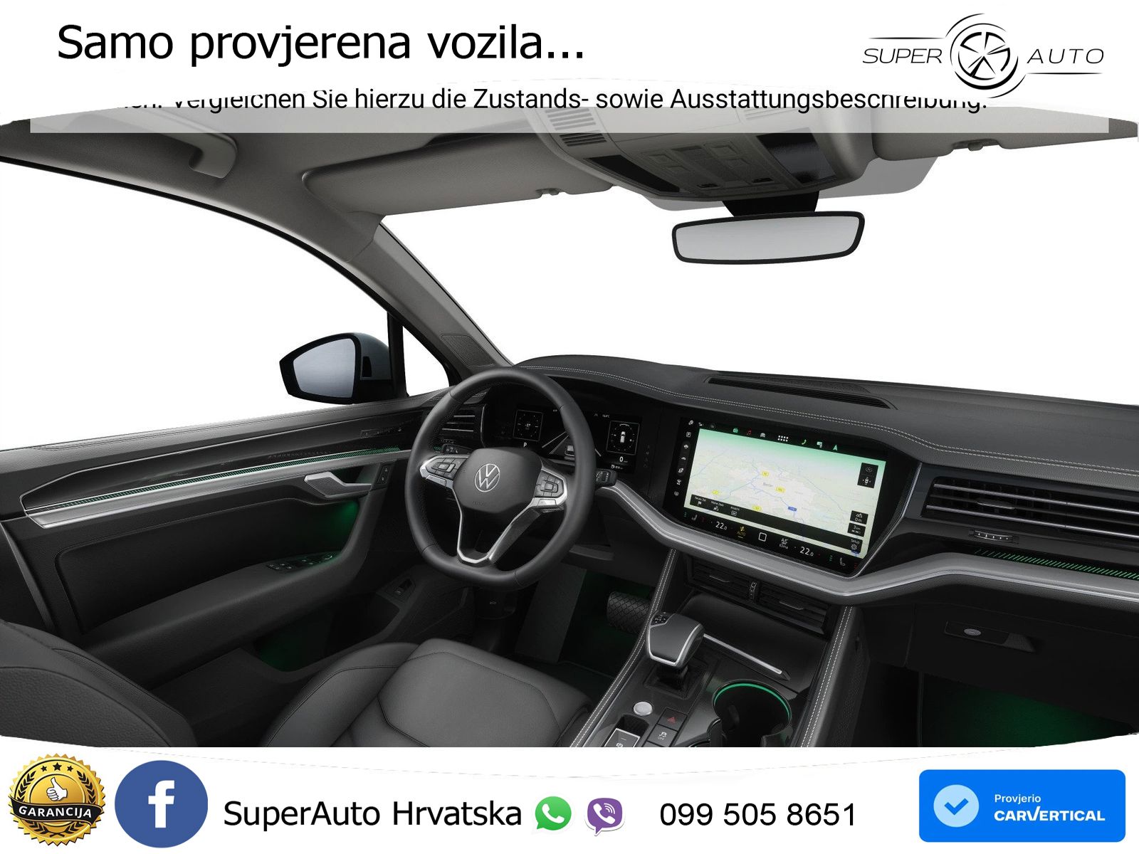 Volkswagen Touareg 3.0 V6 TDI (231 KS) 4MOTION Tiptronic ZRAČNI+ACC+GR SJED+KAM