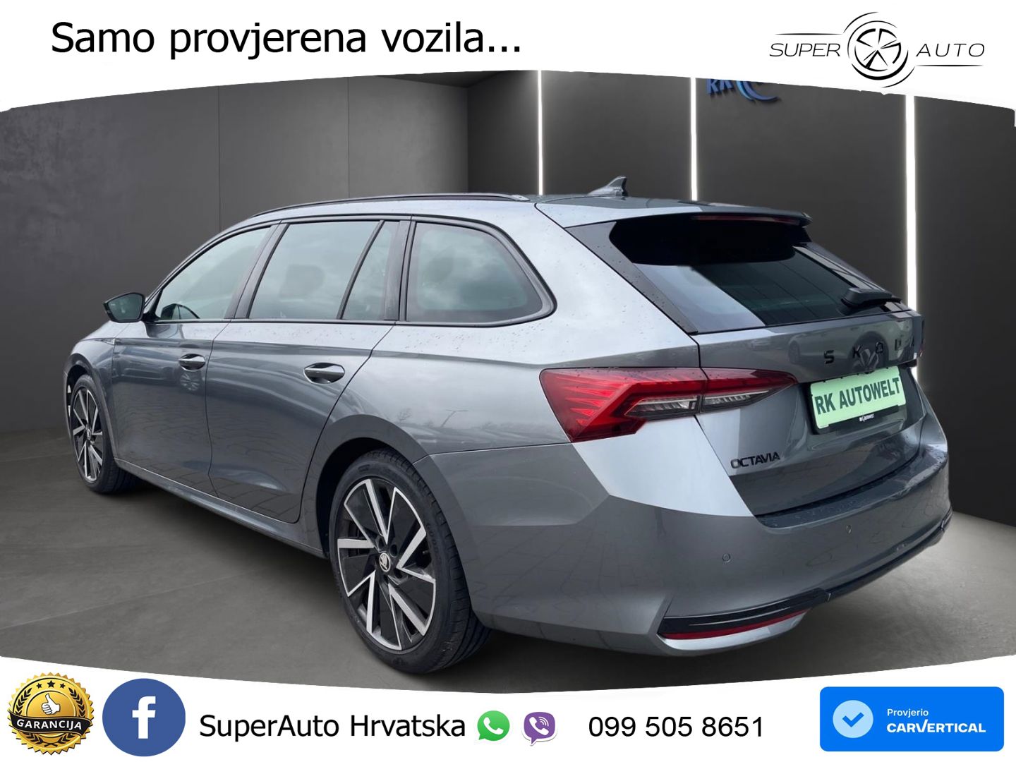 Škoda Octavia Combi 1.5 TSI (150 KS) DSG SportLine LED+GR SJED+ACC
